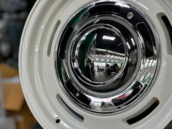 New 17X8 ET0 Dean Cross Rim (4 wheel) Gloss White 5X150