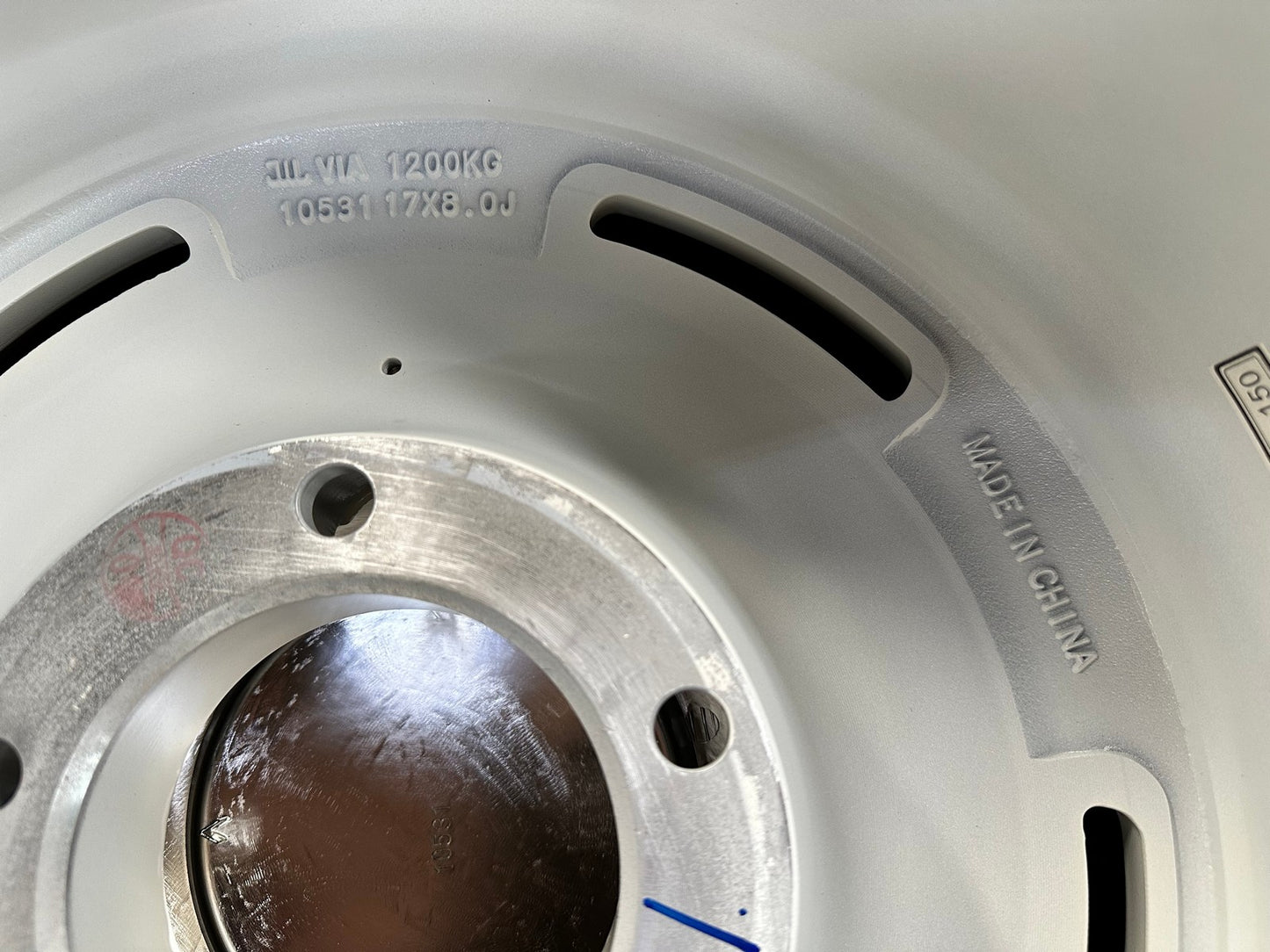 New 17X8 ET0 Dean Cross Rim (4 wheel) Gloss White 5X150