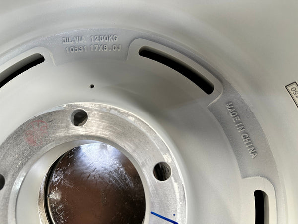 New 17X8 ET0 Dean Cross Rim (4 wheel) Gloss White 5X150