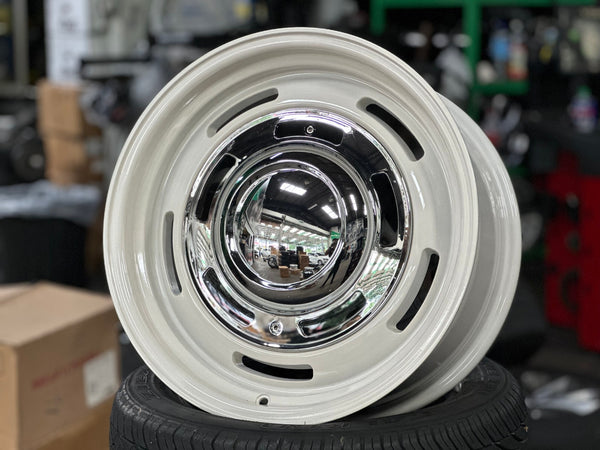 New 17X8 ET0 Dean Cross Rim (4 wheel) Gloss White 6X114.3