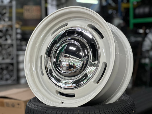 New 17X8 ET0 Dean Cross Rim (4 wheel) Gloss White 6X114.3