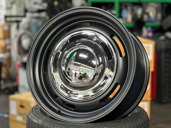 New 17X8 ET0 Dean Cross Rim (4 wheel) Gloss Black 6X139.7