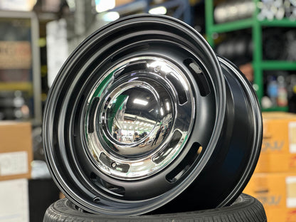 New 17X8 ET0 Dean Cross Rim (4 wheel) Gloss Black 6X139.7