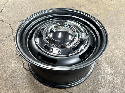 New 17X8 ET0 Dean Cross Rim (4 wheel) Gloss Black 6X139.7