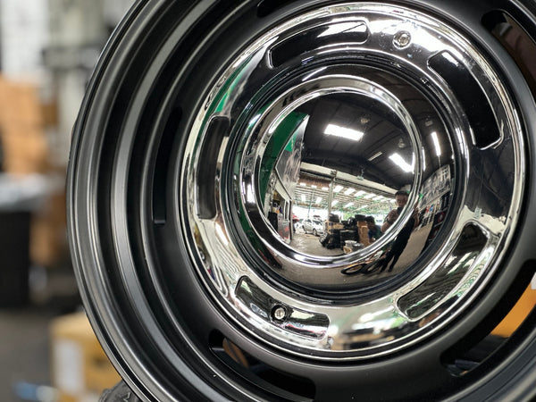 New 17X8 ET0 Dean Cross Rim (4 wheel) Gloss Black 6X139.7