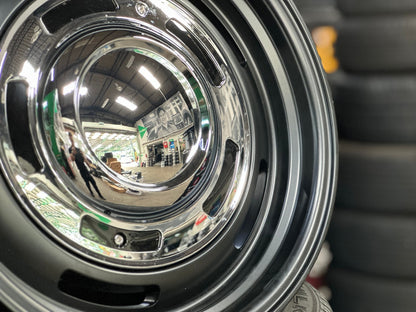 New 17X8 ET0 Dean Cross Rim (4 wheel) Gloss Black 6X139.7