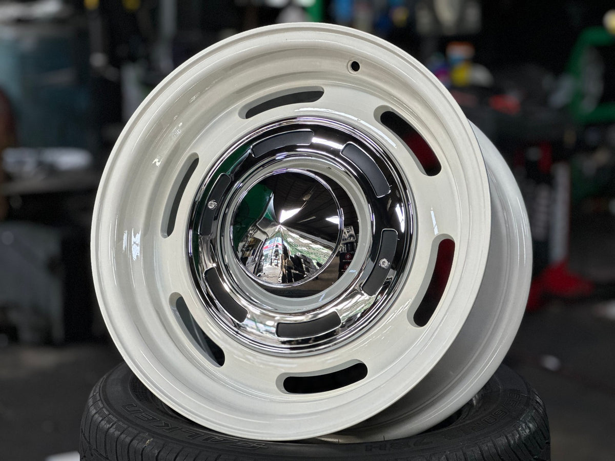 New 16X8 ET-25 Dean CrossRim (4 wheel) Gloss White 6X139.7