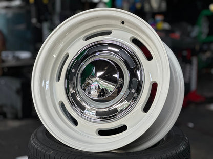 New 16X8 ET-25 Dean CrossRim (4 wheel) Gloss White 6X139.7
