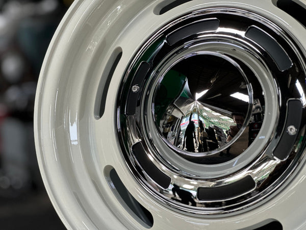 New 16X8 ET-25 Dean CrossRim (4 wheel) Gloss White 6X139.7