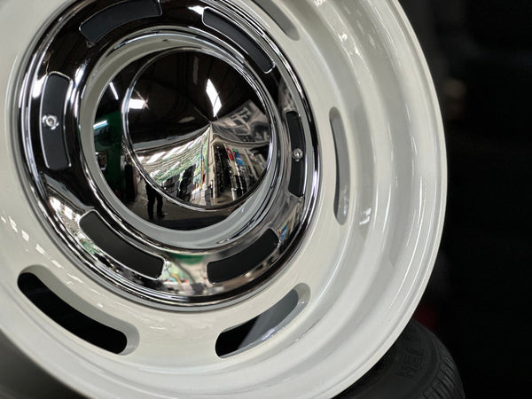 New 16X8 ET-25 Dean CrossRim (4 wheel) Gloss White 6X139.7