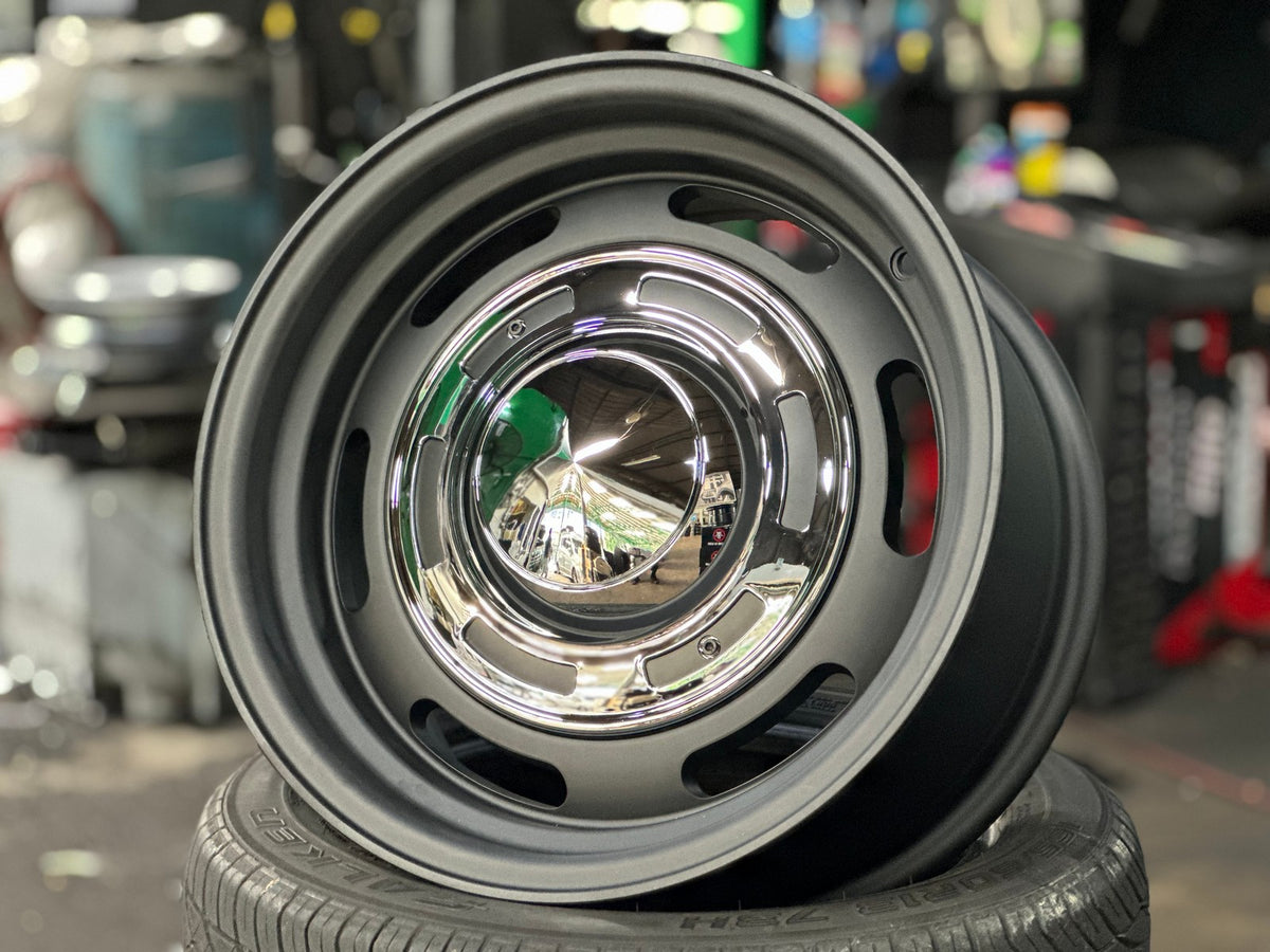 New 16X8 ET-25 Dean CrossRim (4 wheel) Matt Black 6X139.7