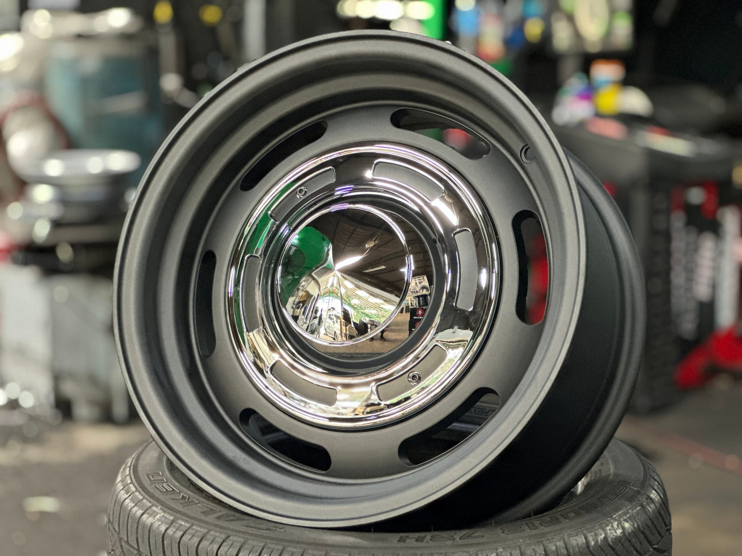 New 16X8 ET-25 Dean CrossRim (4 wheel) Matt Black 6X139.7