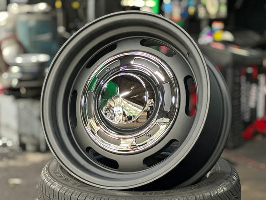 New 16X8 ET-25 Dean CrossRim (4 wheel) Matt Black 6X139.7