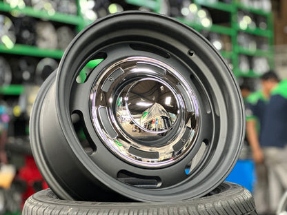 New 16X8 ET-25 Dean CrossRim (4 wheel) Matt Black 6X139.7