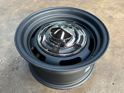 New 16X8 ET-25 Dean CrossRim (4 wheel) Matt Black 6X139.7