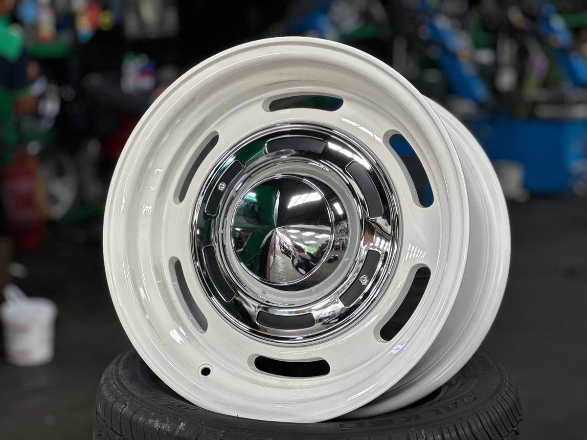 New 16X8 ET0 Dean CrossRim (4 wheel) Gloss White 6X139.7