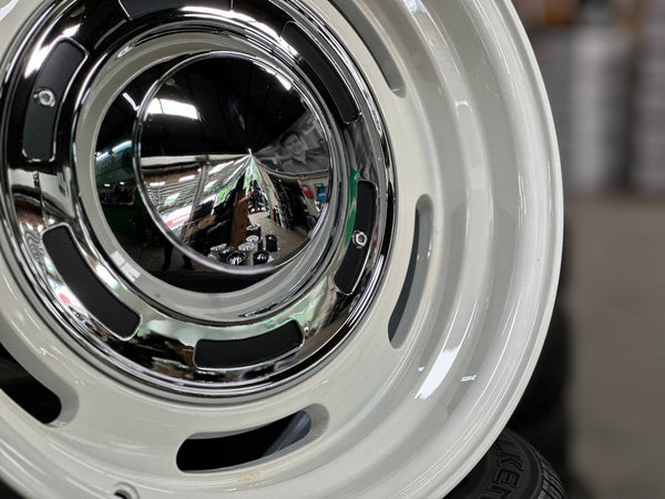 New 16X8 ET0 Dean CrossRim (4 wheel) Gloss White 6X139.7