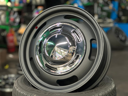 New 16X5.5 ET20 Dean Cross Rim (5 wheel) Matt Black 5X139.7