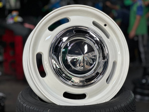 New 16X5.5 ET20 Dean Cross Rim (5 wheel) Gloss White 5X139.7
