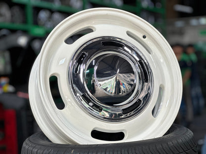 New 16X5.5 ET20 Dean Cross Rim (5 wheel) Gloss White 5X139.7