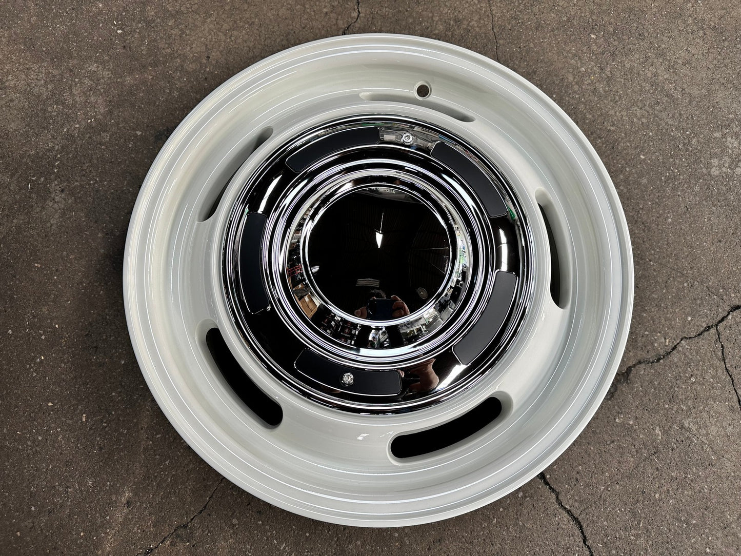 New 15X6 ET38 Dean Cross Rim (4 wheel) Gloss White 4X100