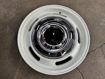 New 15X6 ET38 Dean Cross Rim (4 wheel) Gloss White 4X100
