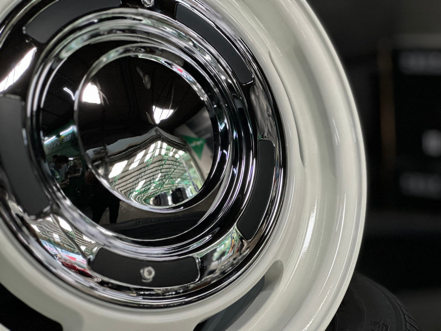 New 15X6 ET38 Dean Cross Rim (4 wheel) Gloss White 4X100