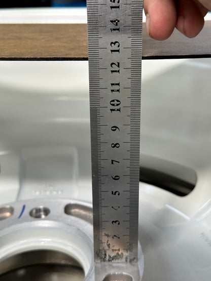 New 15X6 ET38 Dean Cross Rim (4 wheel) Gloss White 4X100