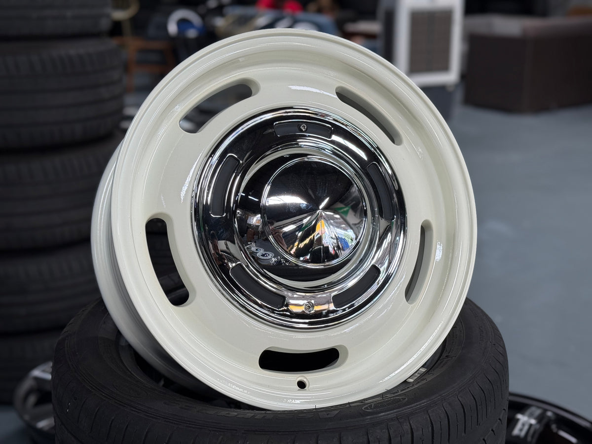 New 16X7 ET42 Dean Cross Country Design Rim (4 wheel) Gloss White 4X114.3