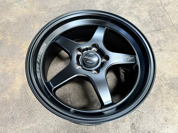 New 17X7.5 ET35 Lenso D1SF High Rim (4 wheel) Matt Black 5X114.3