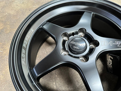 New 17X7.5 ET35 Lenso D1SF High Rim (4 wheel) Matt Black 5X114.3