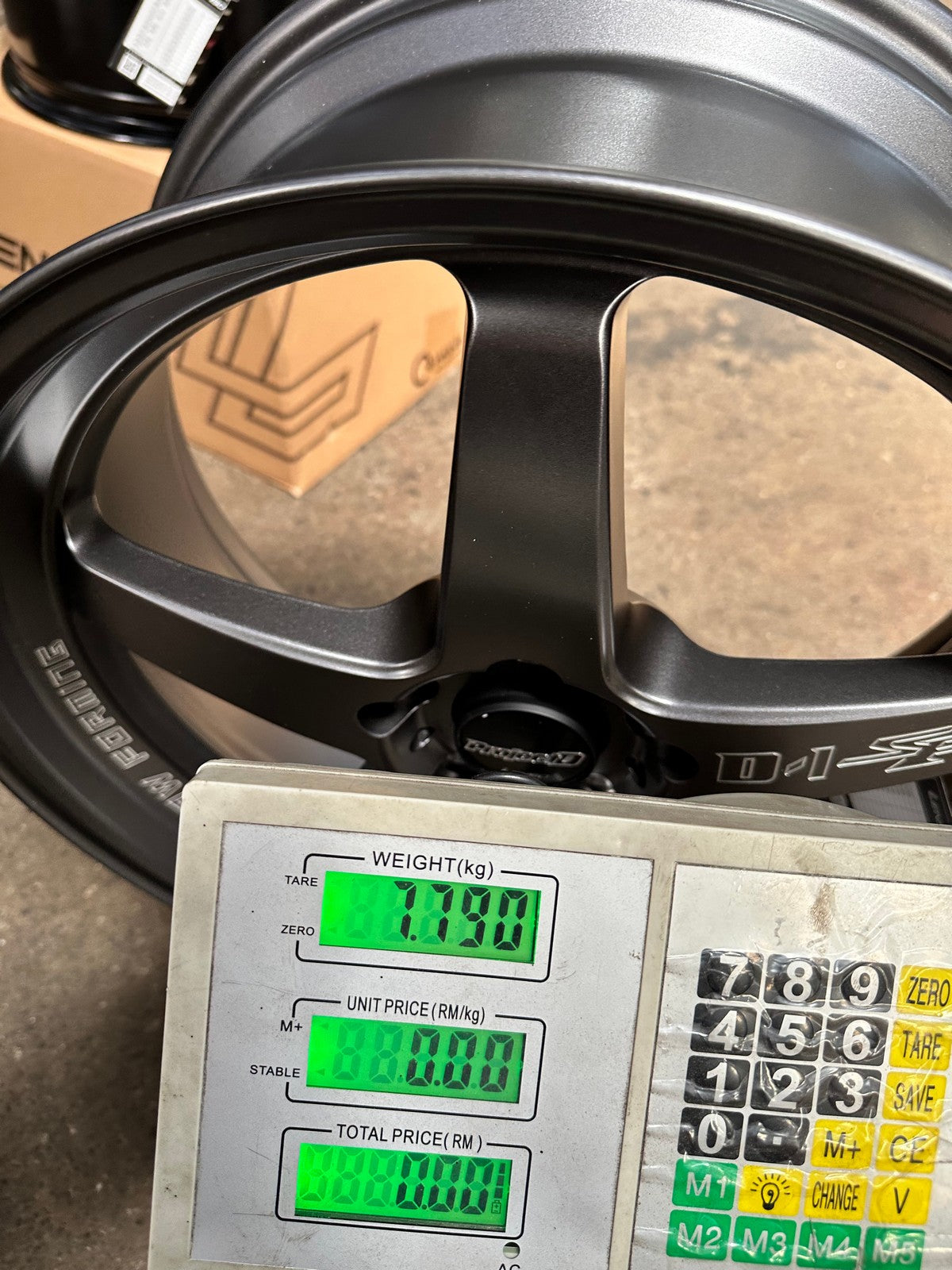 New 18X8 ET45 Lenso D1SF High Rim (4 wheel) Matt Gunmetal 5X114.3