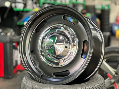 New 17X9 ET0 Dean Cross Rim (4 wheel) Matt Black 6X139.7