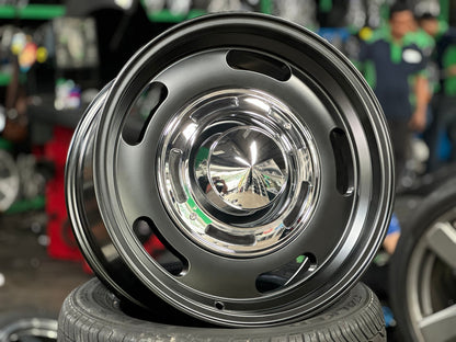 New 17X9 ET0 Dean Cross Rim (4 wheel) Matt Black 6X139.7