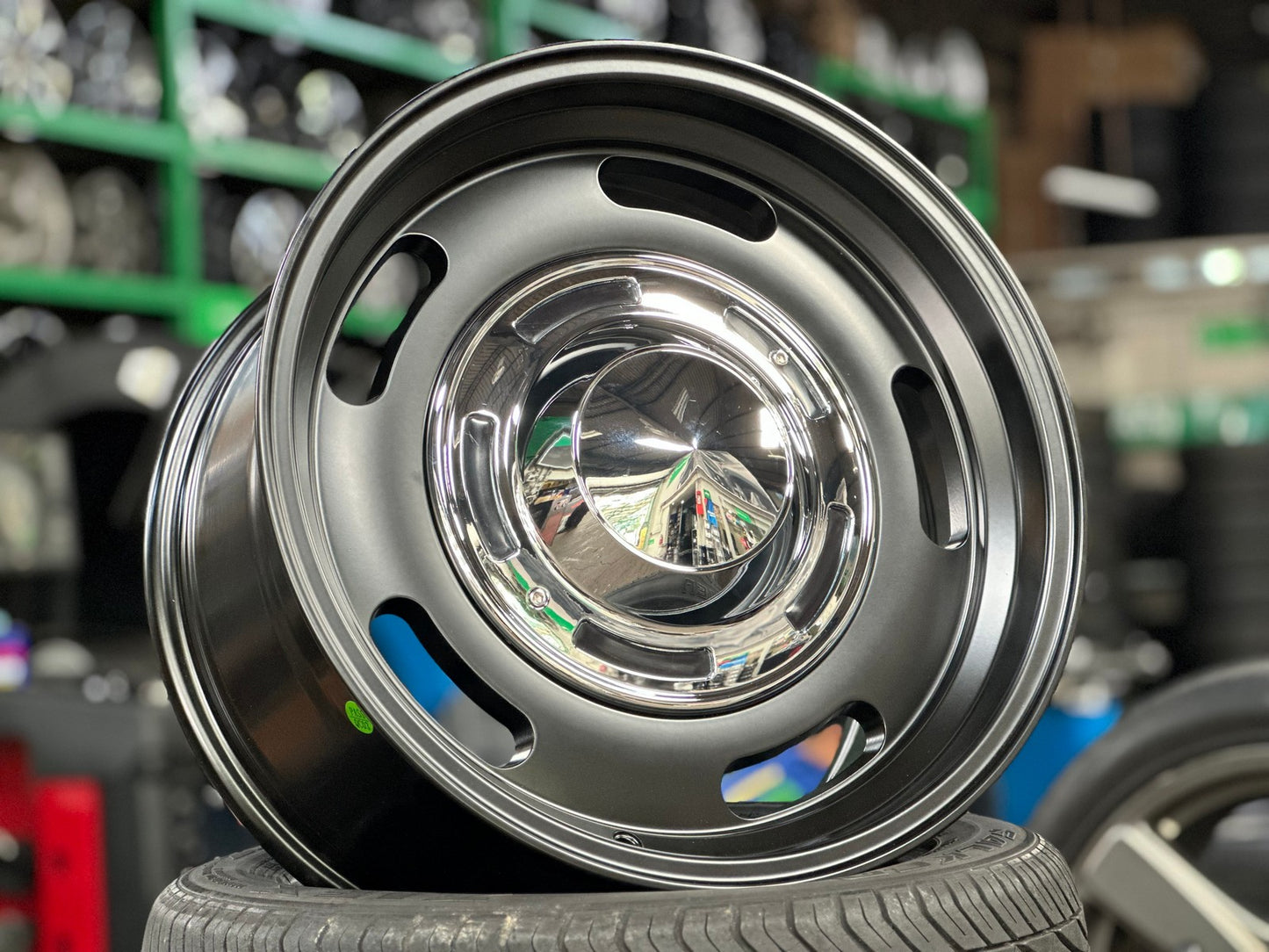 New 17X9 ET0 Dean Cross Rim (4 wheel) Matt Black 6X139.7