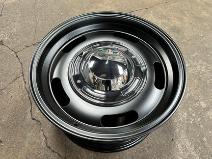 New 17X9 ET0 Dean Cross Rim (4 wheel) Matt Black 6X139.7