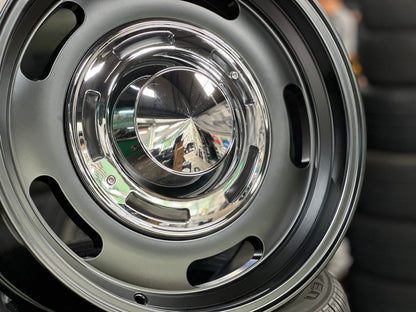 New 17X9 ET0 Dean Cross Rim (4 wheel) Matt Black 6X139.7