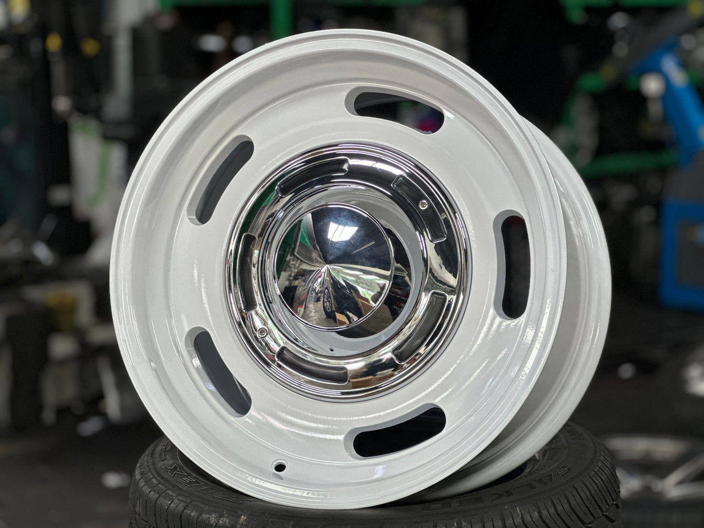 New 17X9 ET0 Dean Cross Rim (4 wheel) Gloss White 6X139.7