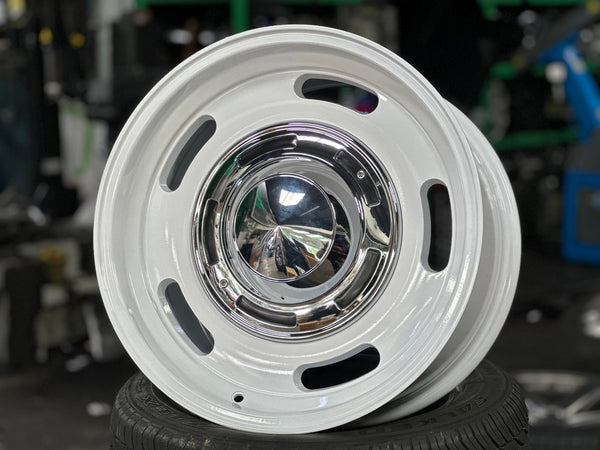 New 17X9 ET0 Dean Cross Rim (4 wheel) Gloss White 6X139.7