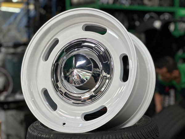 New 17X9 ET0 Dean Cross Rim (4 wheel) Gloss White 6X139.7