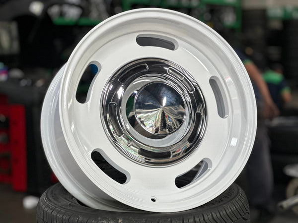 New 17X9 ET0 Dean Cross Rim (4 wheel) Gloss White 6X139.7