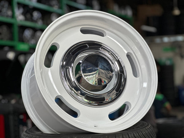 New 17X9 ET0 Dean Cross Rim (4 wheel) Gloss White 6X139.7
