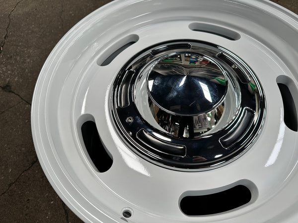 New 17X9 ET0 Dean Cross Rim (4 wheel) Gloss White 6X139.7