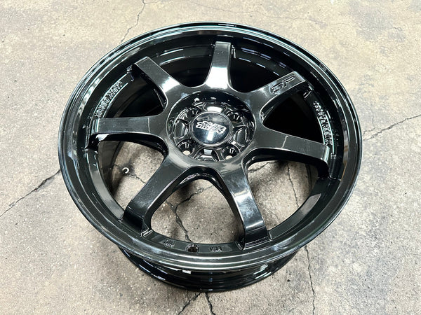 New 16X7 ET38 Mugen Design GP Rim (4 wheel) Gloss Black 4X100