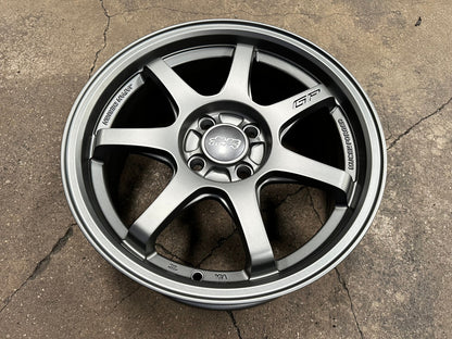 New 16X7 ET38 Mugen Design GP Rim (4 wheel) Matt Gunmetal 4X100