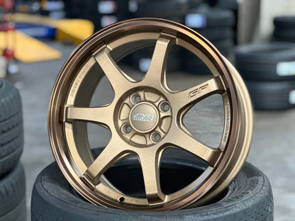 New 16X7 ET38 Mugen Design GP Rim (4 wheel) Matt Bronze 4X100