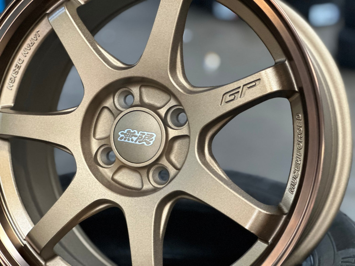 New 16X7 ET38 Mugen Design GP Rim (4 wheel) Matt Bronze 4X100