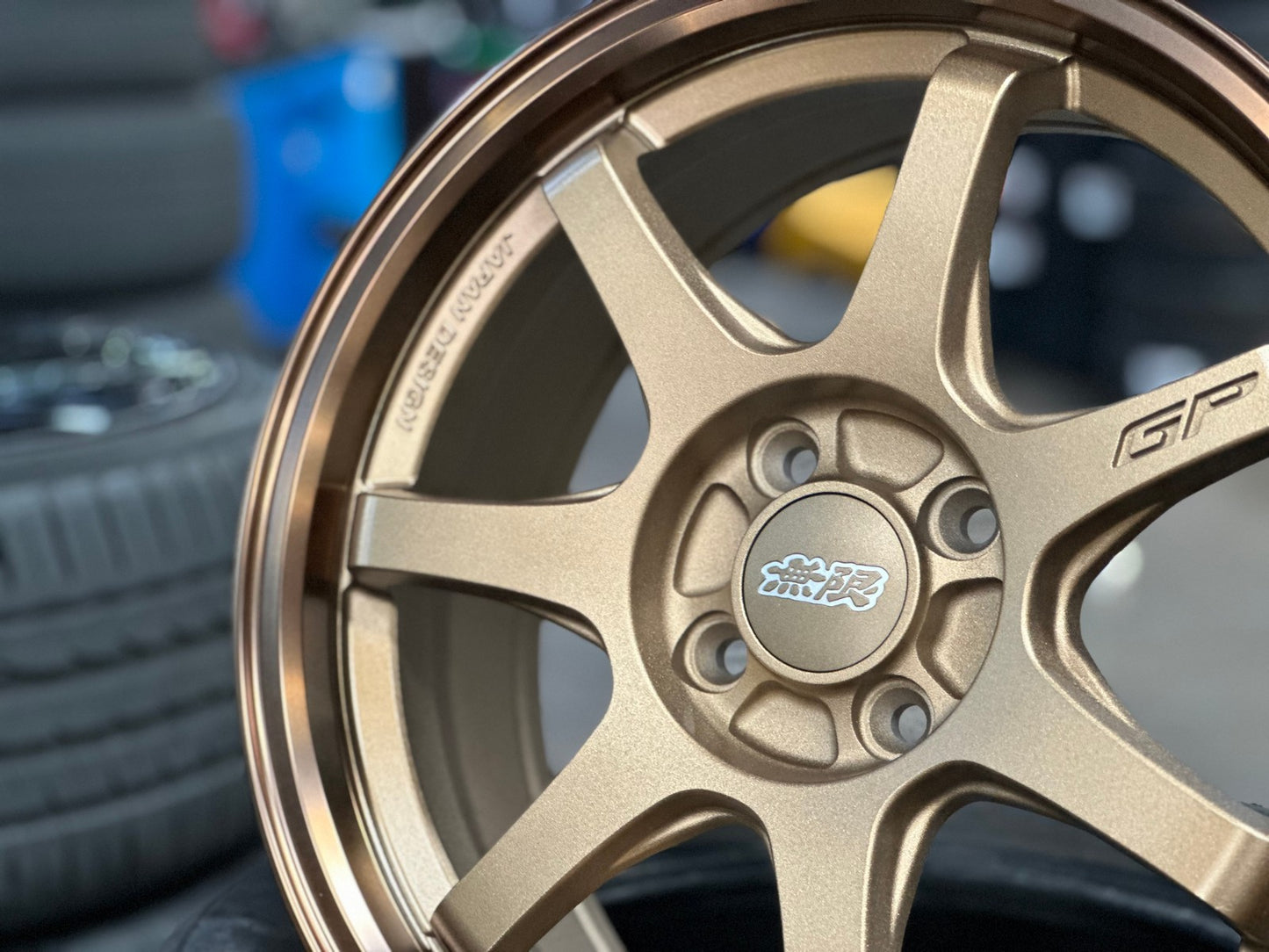 New 16X7 ET38 Mugen Design GP Rim (4 wheel) Matt Bronze 4X100