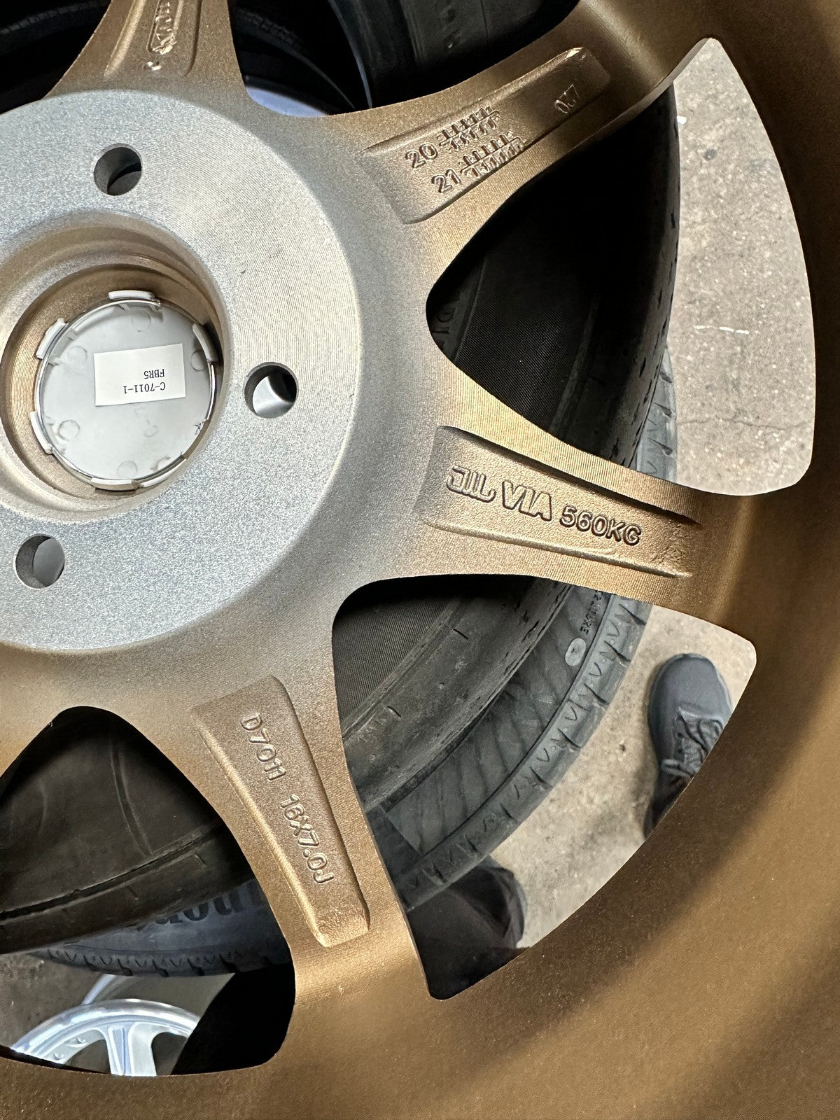 New 16X7 ET38 Mugen Design GP Rim (4 wheel) Matt Bronze 4X100