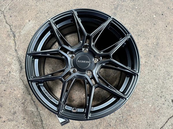 New 17X7 ET35 Lenso Draken Rim (4 wheel) Matt Black 5X114.3